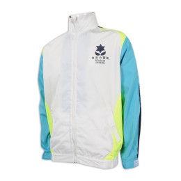J848 Design Fluorescent Contrast Jacket Velcro Cuff Removable Cap Macao Windbreaker Manufacturer J848 Design Fluorescent Contrast Jacket Velcro Cuff Removable Cap Macao Windbreaker Manufacturer